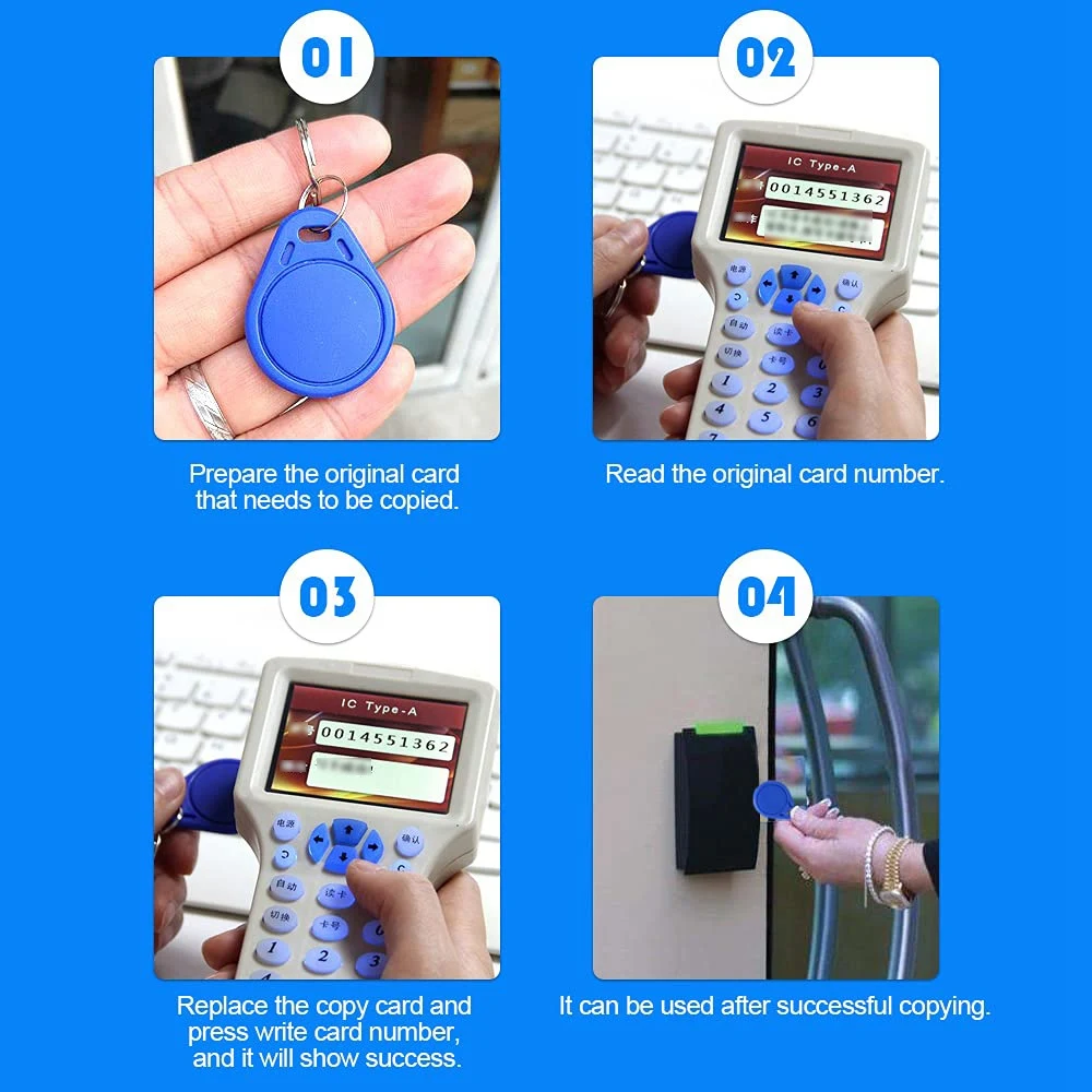 Clé de contrôle d'accès RFID pour système d'entrée de porte, carte d'identité de proximité, porte-clés, TK4100, 125 tiens z, 50 pièces