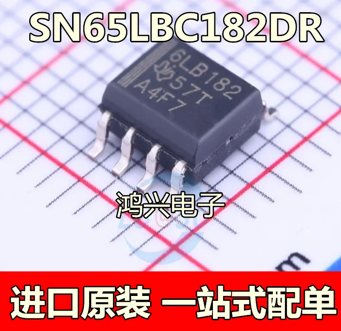 

30pcs original new 30pcs original new SN65LBC182DR SN65LBC182D 6LB182 chip SOP8