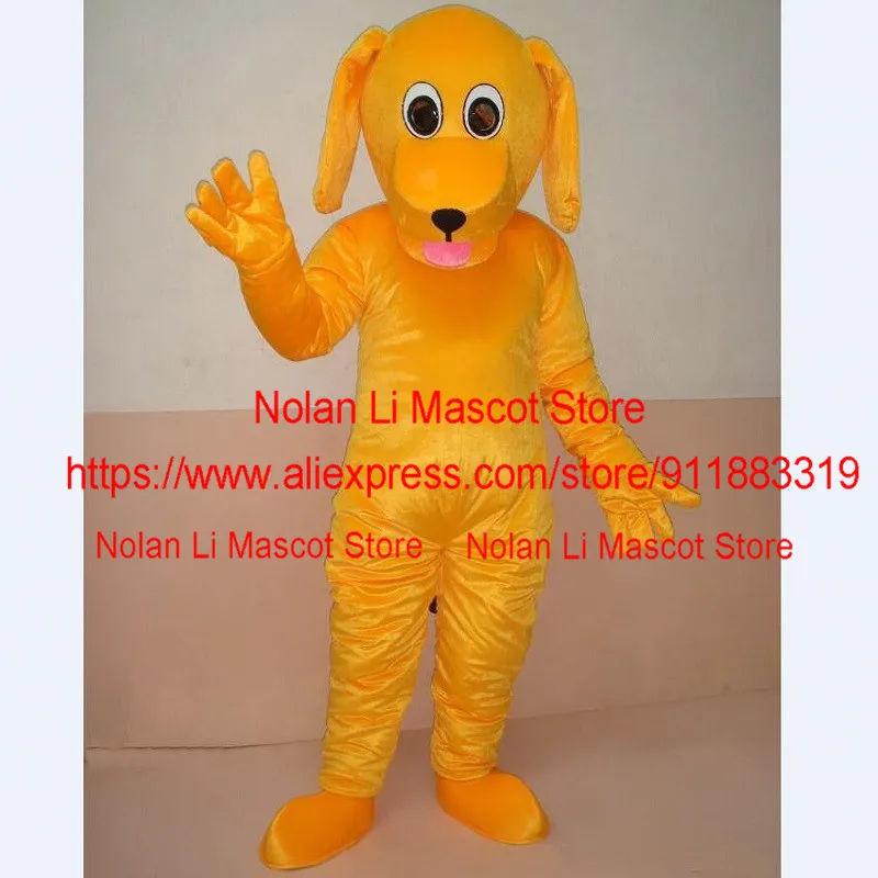 Factory Direct Sales Cute Yellow Dog Mascot Costume Cartoon Anime Cosplay Advertisement Birthday Party Gift 119