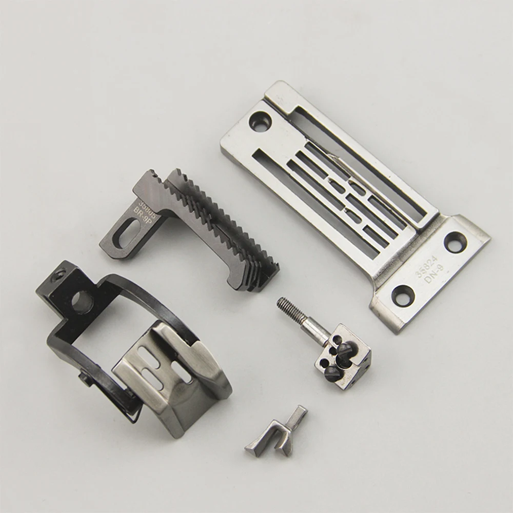 Union Special 35800 Gauge Set Crank Arm Sewing Machine Heavy Fabric Needle Plate Feed-Dog Presser Foot Needle Clamp GaugeSet Kit