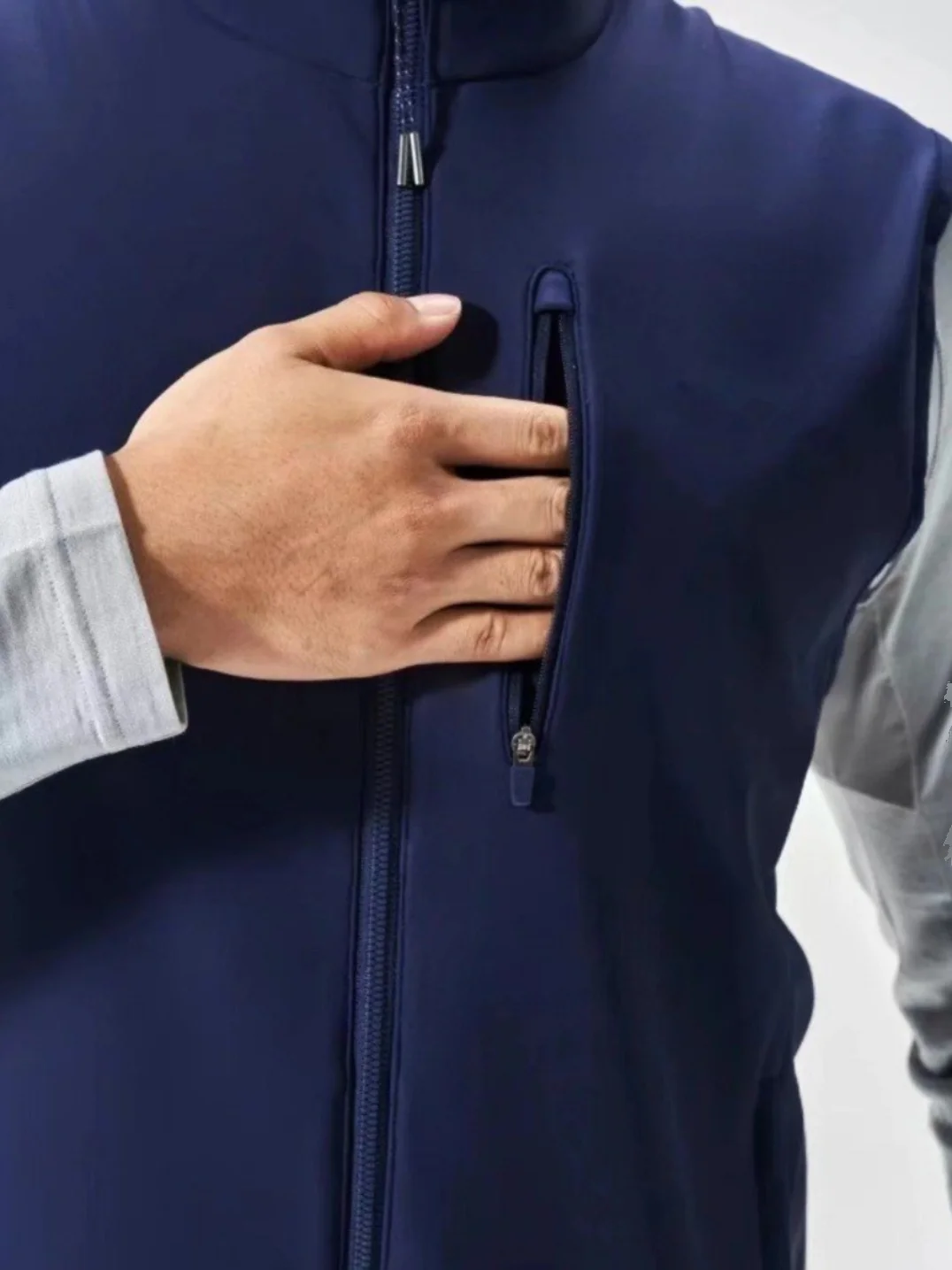 

Мужской жилет для бега на открытом воздухе, майка для бега, подходит для Faion Urban Sle, весенний сезон, застежка-молния