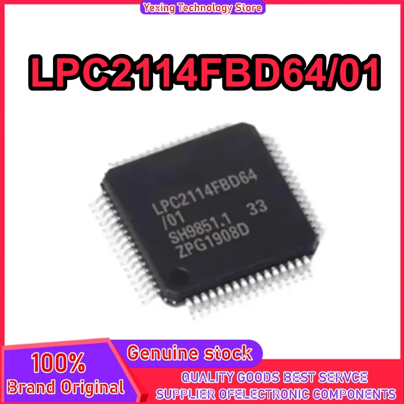 New original LPC2114FBD64/01 LPC2114FBD64 QFP64 microcontroller chip in stock