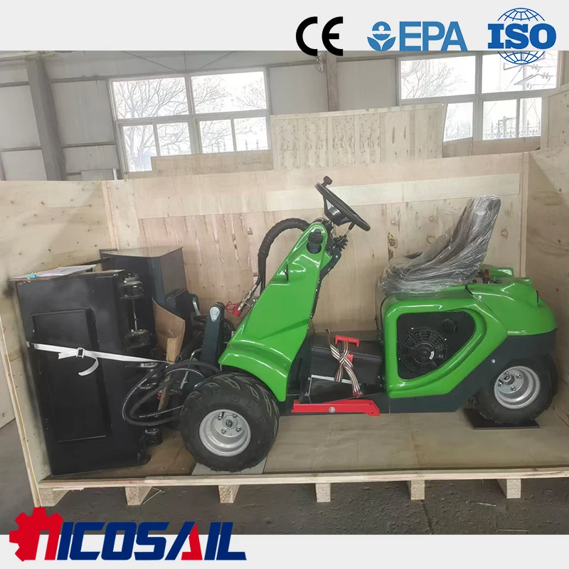 

Nicosail 3 Wheel Mini Skid Steer Loader CE Approved Easy Control Multifunctional Loader for Garden Site