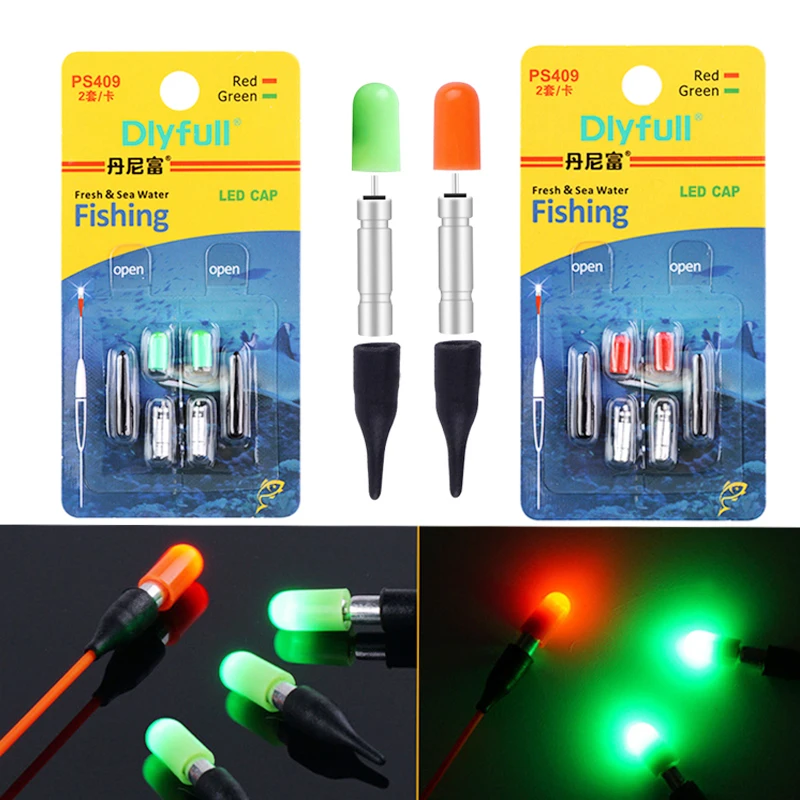 2022 Electronic Fishing Floats Drifting Tail LED Electronic Light Luminous Drifting Send CR311 Night Fishing Tools Accessories