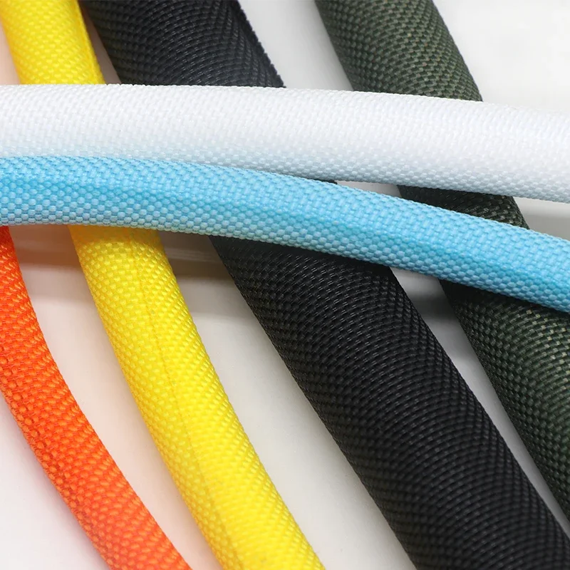 1/5M PET Self Closing Expandable Braided Sleeve Dia 5 8 10 13 16 19 25 30 mm  Cable Protector Harness Nylon Wire Wrap