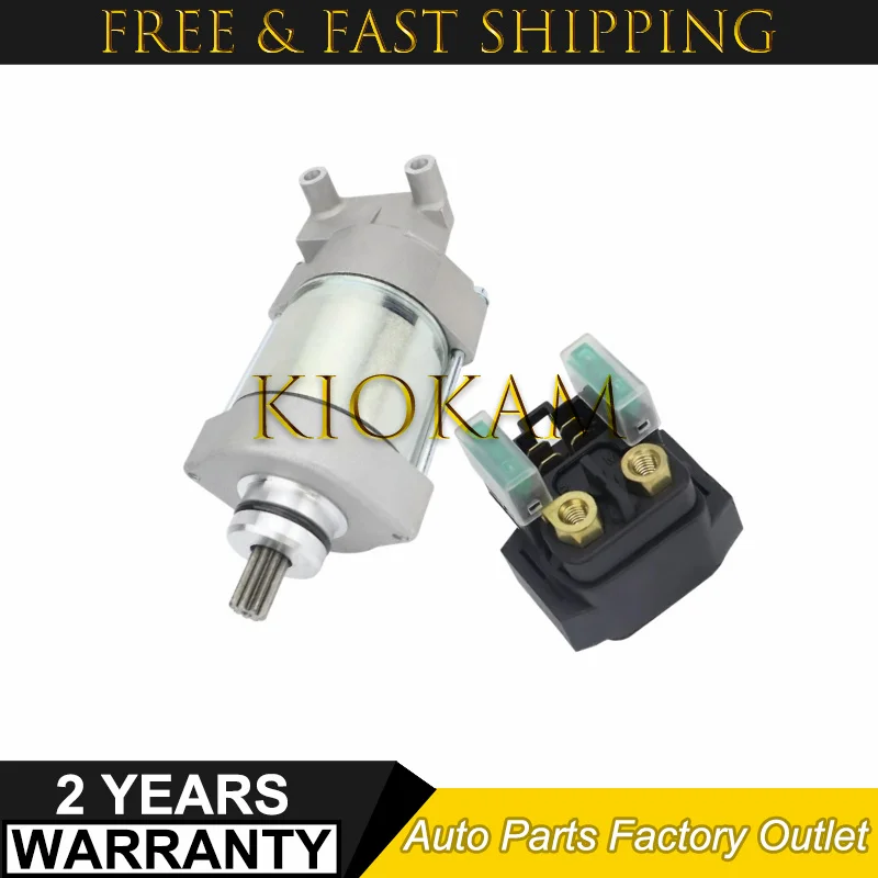 1Set 4C8-81890-00-00 4C8-81890-01-00 4C8-81890-02-00 for Yamaha Motorcycle 2007 2008 R1 YZFR1 YZF-R1 Starter Motor & Relay