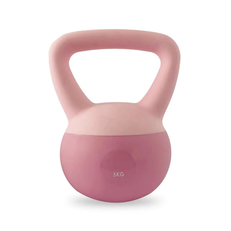Hot Selling High Quality Floor Protect Soft KettleBell Strength Training Comfortable Safety Fitness KettkeBell for Weightlifting