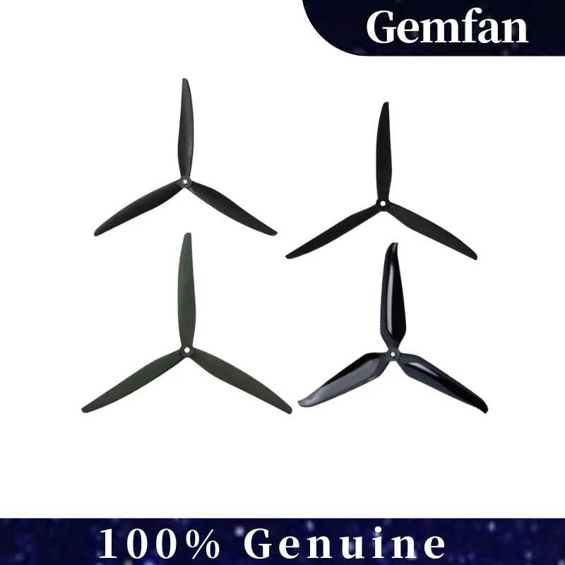 زوجان من المروحة Gemfan 1080 1170 1270، 10.1x5.5 3-Blade من الألياف الزجاجية والنايلون لـ FPV طويل المدى حرة DIY #1