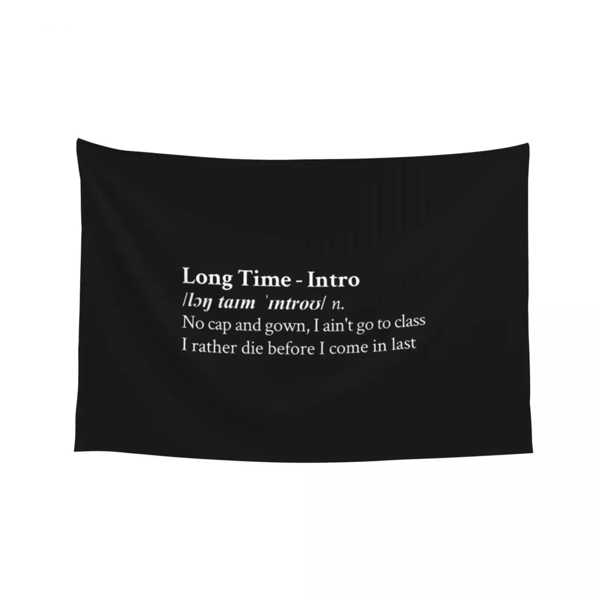 

Long Time (Intro) by Playboi Carti Tapestry Home Decoration Accessories Wall Hanging Wall Decoration Room Tapestry
