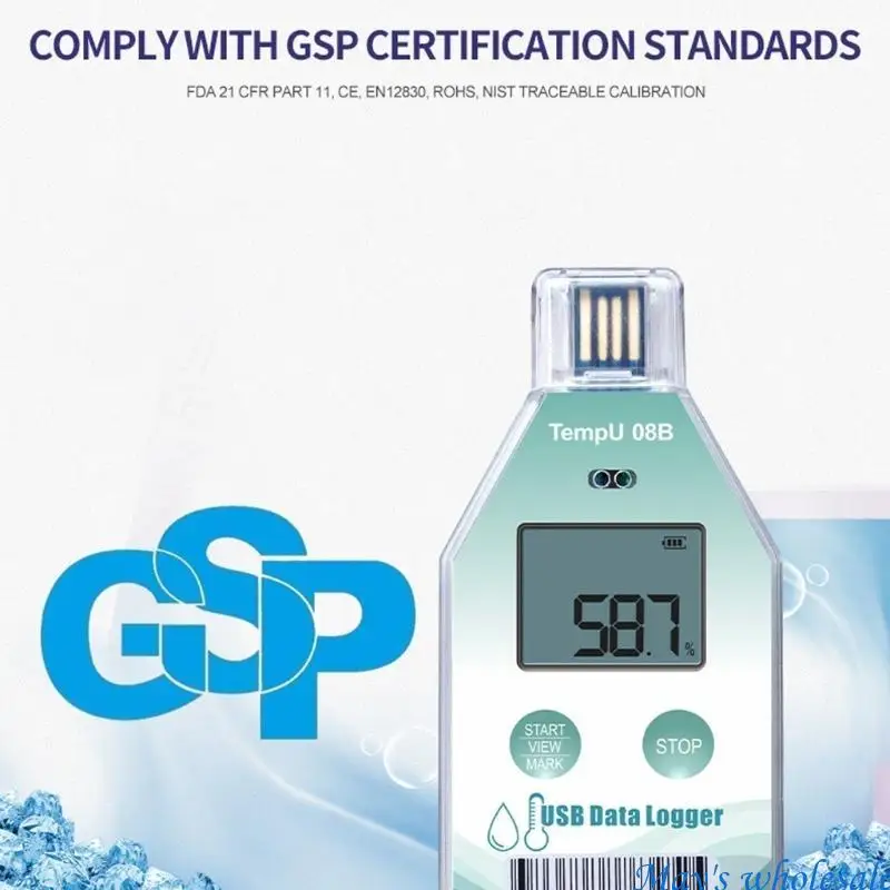 データ記録温度制御ボックス温度ロガー温度監視機器ABS医療物流448A