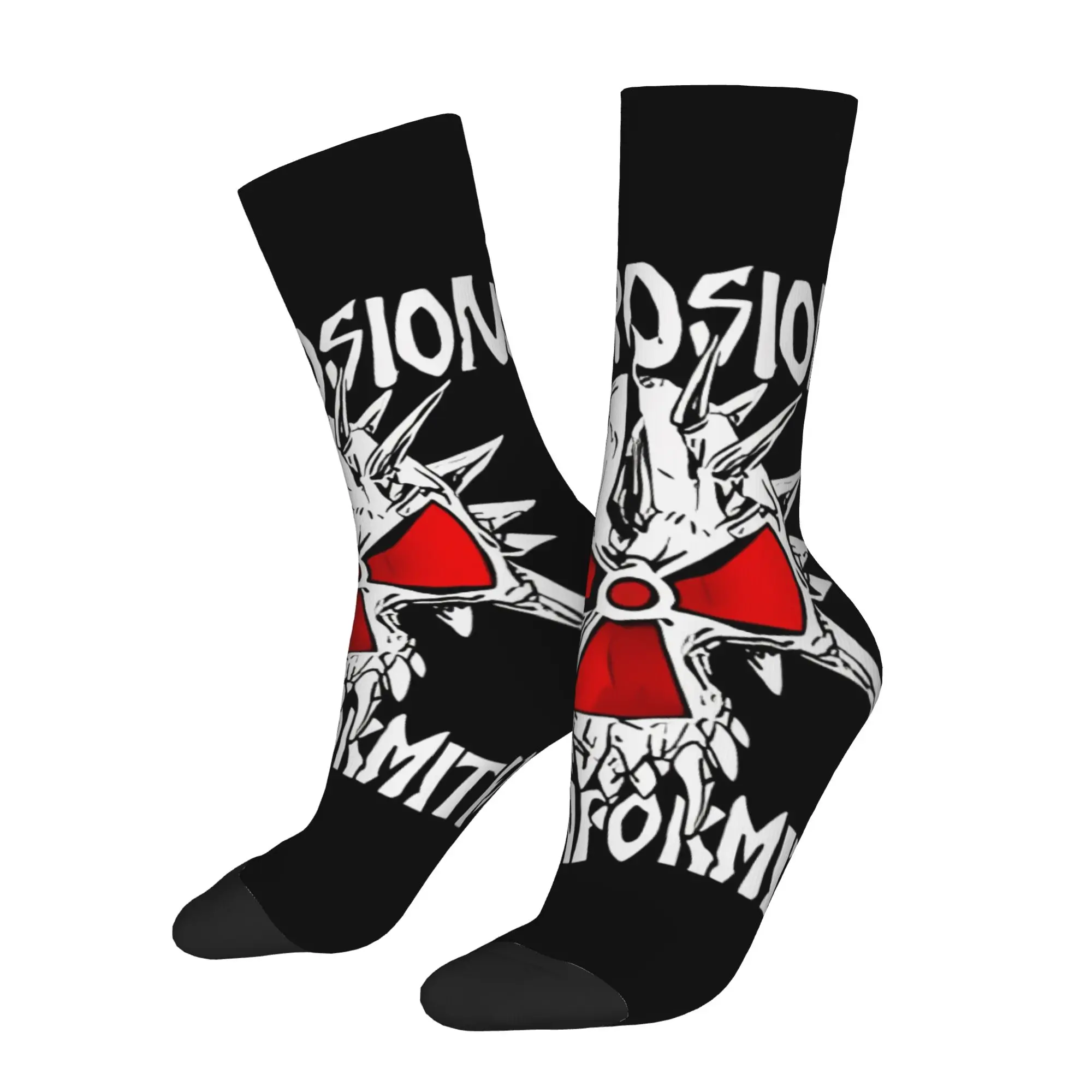 Funny Sock Corrosion Of Conformity Corrosion Of Conformity Logo Hip Hop Quality Pattern Printed Men Socks Casual Men's Socks
