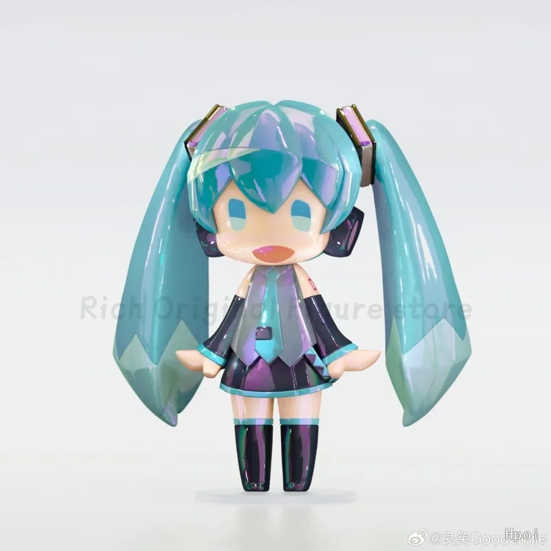 【재고 있음】오리지널 GSC 헬로우! 굿 스마일 피아프로 하츠네 미쿠 오로라 컬러풀 버전 애니메이션 피규어 모델 장난감 장식품