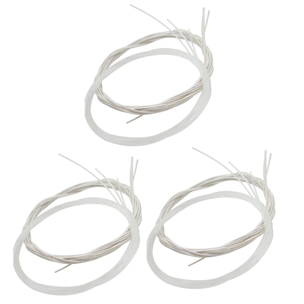 مجموعة أوتار الجيتار الكلاسيكية مكونة من 6 قطع من سلسلة النايلون لاستبدال الجيتار الشعبي الصوتي ملحقات أدوات الموسيقى الاحترافية