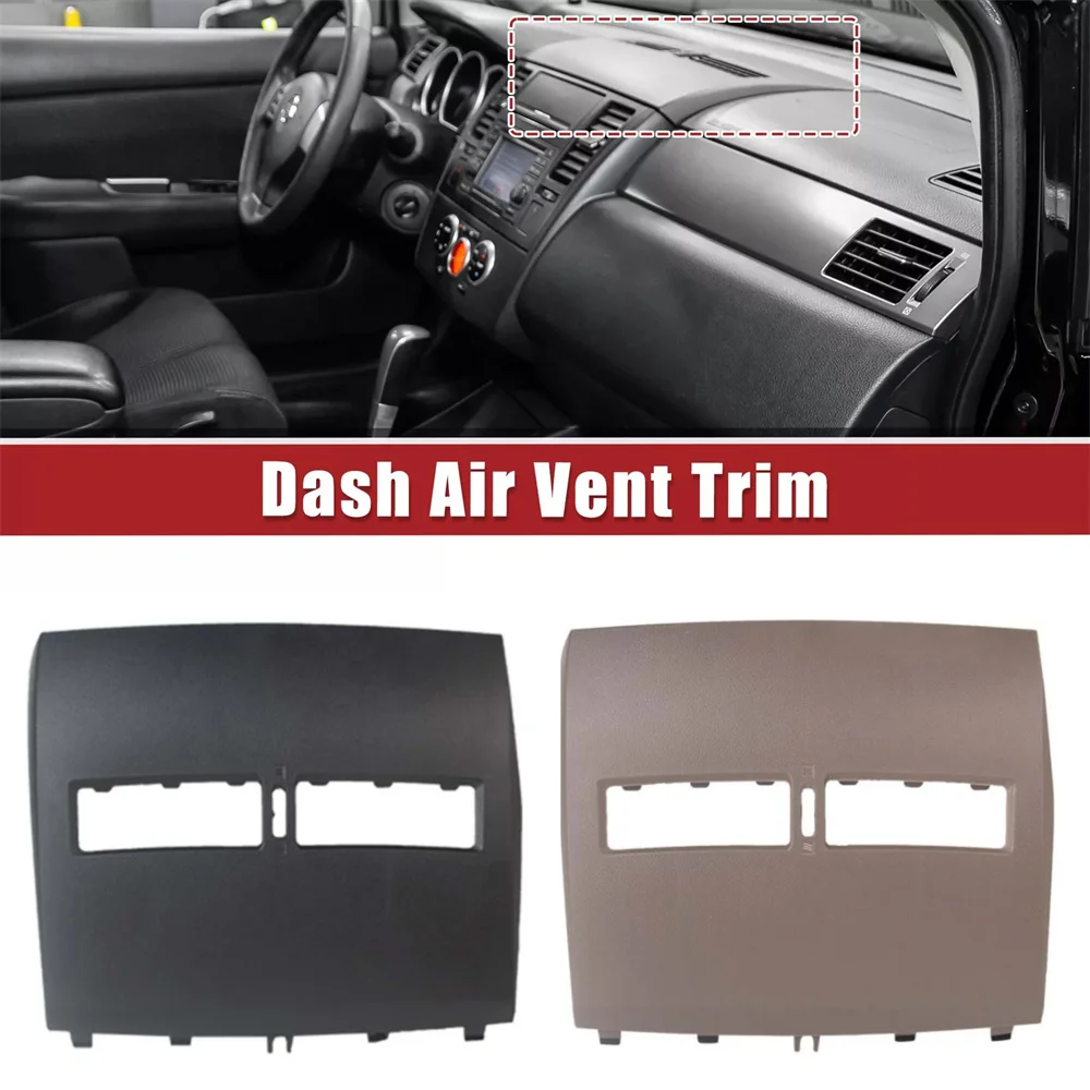 for Nissan Tiida 2005-2011 Car Finisher-Instrument Panel Cover Vents Conditioner Middle Cover Outlet Dashboard Cover Front Shell