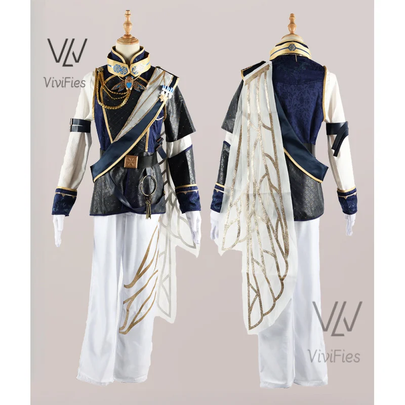 

Luca Balsa Cosplay Costume Game Identity V Cosplay Dress Wig Full Set Party Suit Halloween Carnival Uniform