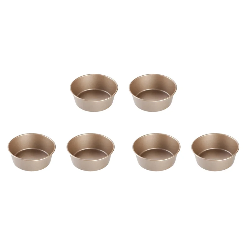 AA81-6Pcs Hamburger Mold Circle Stencil Stainless Steel Saucepan Sphere Cake Pan Toaster Oven Pans Pizza Kits Baking