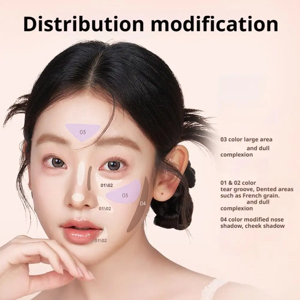 คอนซีลเลอร์เนื้อลิควิดเกรซบาบี ปกปิดรอยสิว รอยคล้ำใต้ตา รอยแผลเป็น ปรับสีผิวให้กระจ่างใส แต่งหน้าแบบสเตอริโอสโคปิกสีบรอนซ์