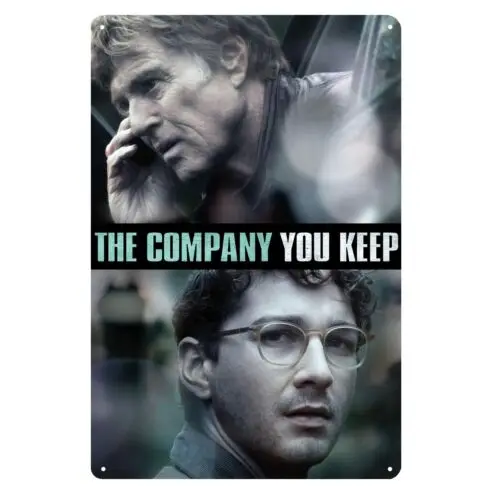 

The Company You Keep Robert Redford Movie Metal Poster Tin Sign 20x30cm Plaque -aluminum