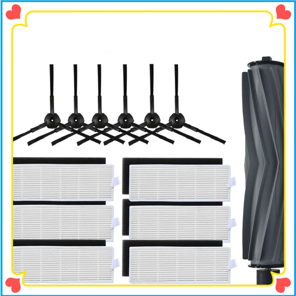 Repuestos de aspiradora robótica, cepillo de rodillo principal, Cepillo Lateral, filtro HEPA, paño de mopa, trapos para Gutrend Smart 300