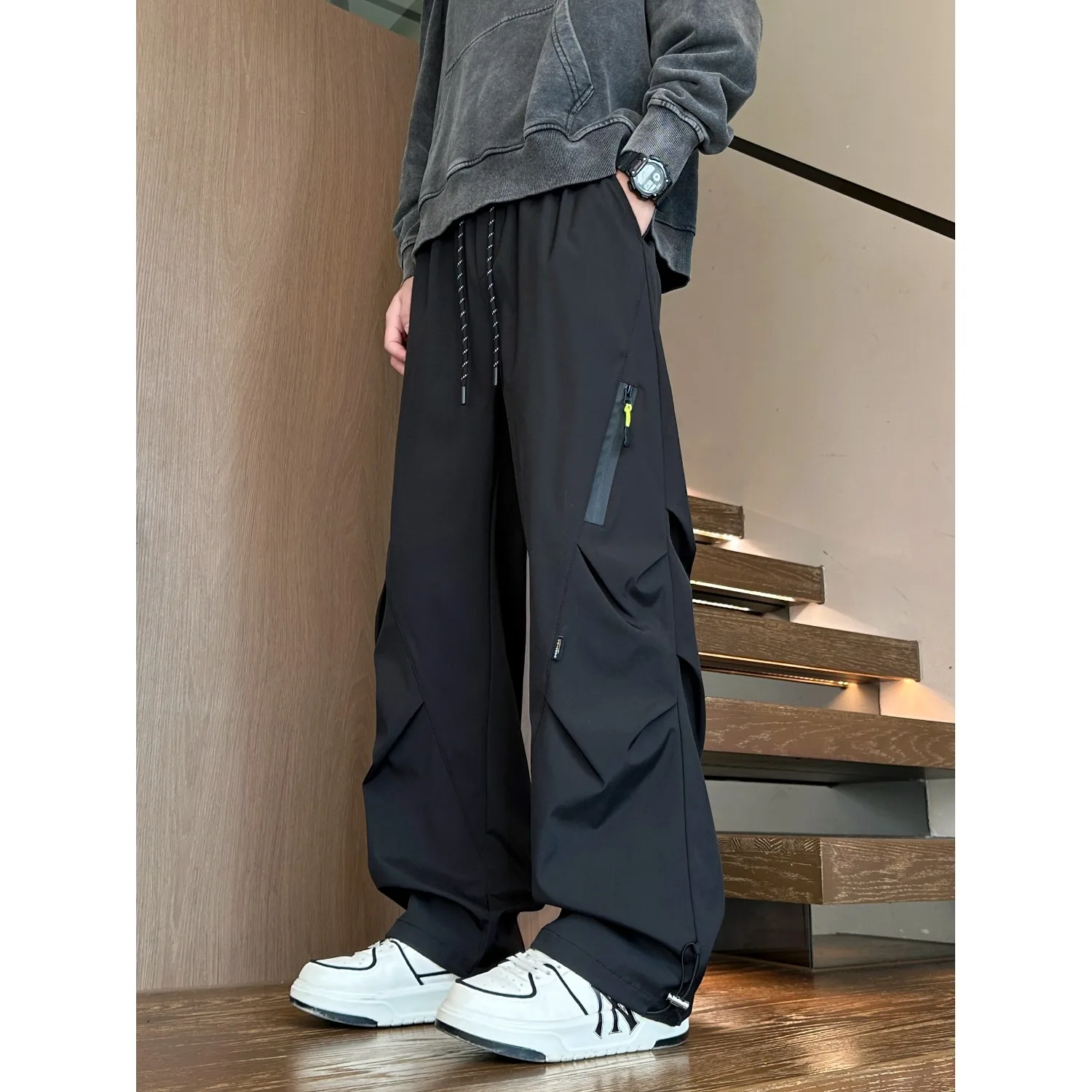 ثلاثة سراويل هجومية ذات قشرة ناعمة مقاومة للرجال والنساء، سراويل عمل مظلي مطوية للخريف، مقاومة للرياح ومقاومة للماء في الهواء الطلق