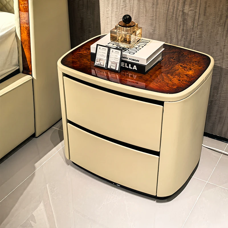 

Apartment Bedroom Furniture Modern Bedside Tables Bedroom Storage Wooden Bedside Tables