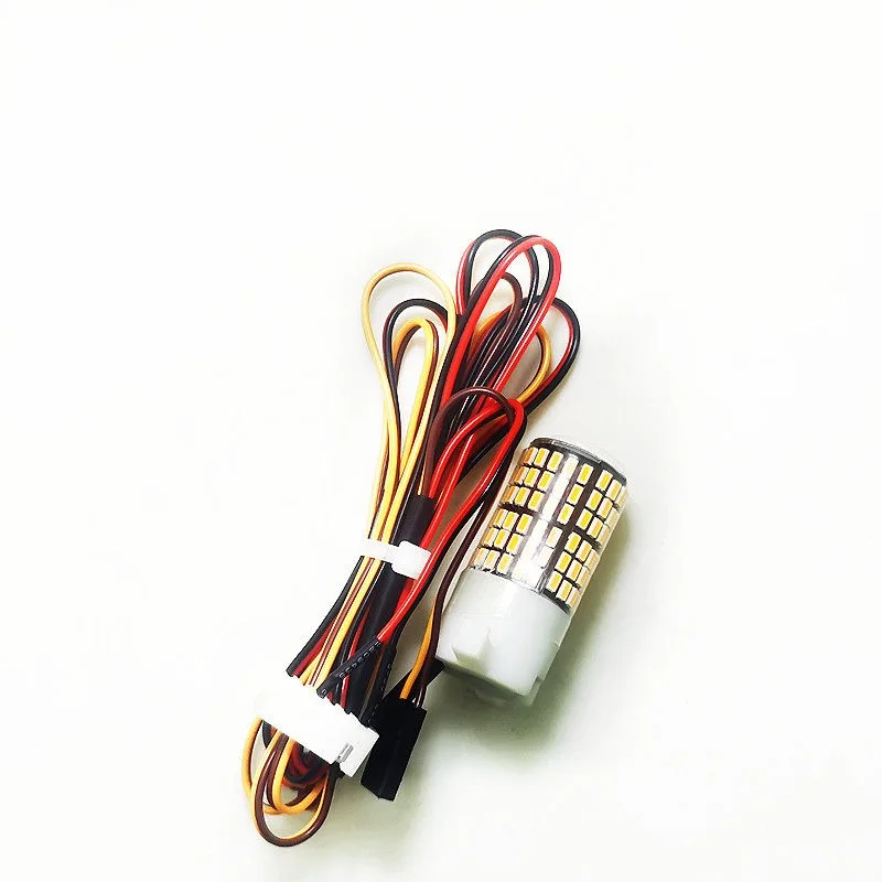 EDF Afterburner Light Inrunner 70mm 80mm 90mm Fixed Yellow Tail Flame Lamp for FMS Freewing RC Ducted Fan Upgrade Parts