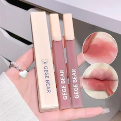 Gege Bear Matte Velvet Lip Glaze Smooth Non-drying Lipstick Color Lasting Lip Gloss