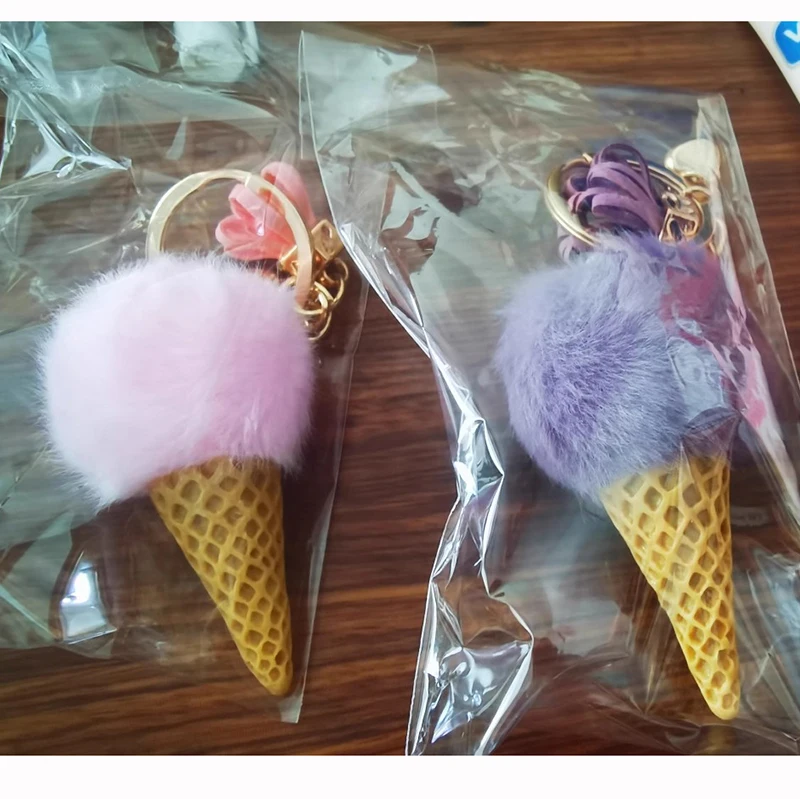 10 قطعة سلسلة المفاتيح القطيفة الآيس كريم الهاتف المحمول مكافحة فقدان الحبل سلسلة الهاتف المحمول