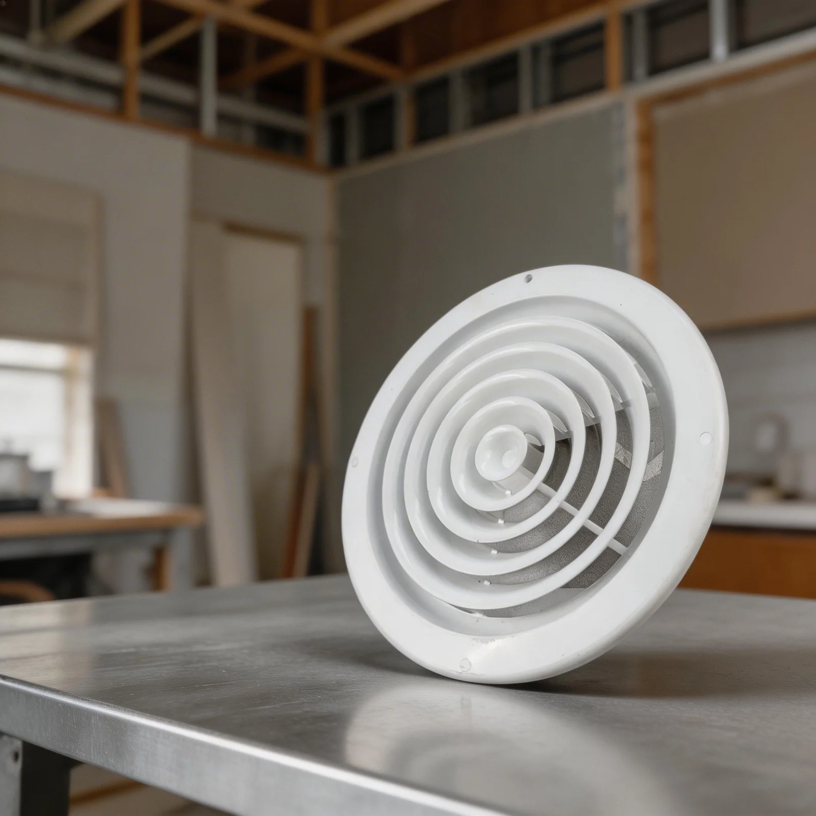 High Efficiency Air Ventilation Hood Adjustable Round for Proper Air in Homes Suitable for Wall and Ceiling High