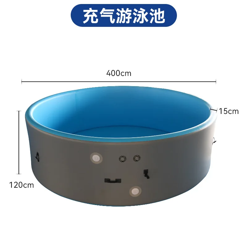 

Надувной бассейн из двухслойной ткани 4 м, экологичный, для детей и взрослых