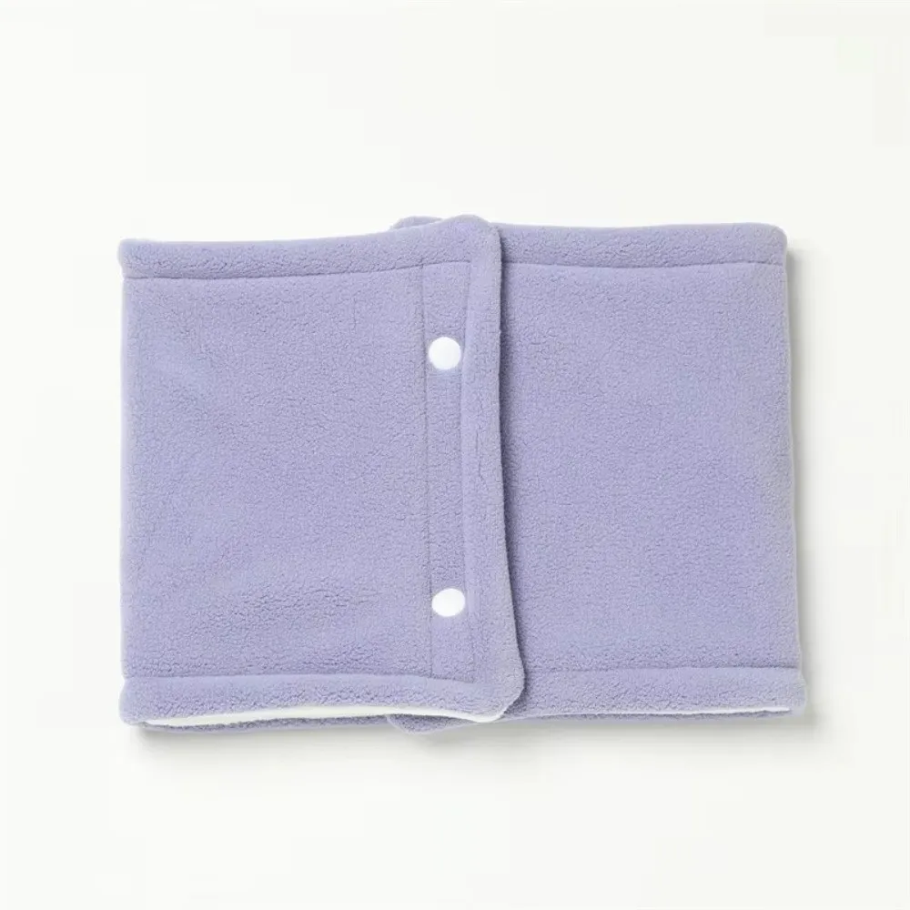 New Double Layer Ring Scarf Polar Fleece Thick Neck Gaiter Wind Protection Soft Neck Scarf Daily Wear