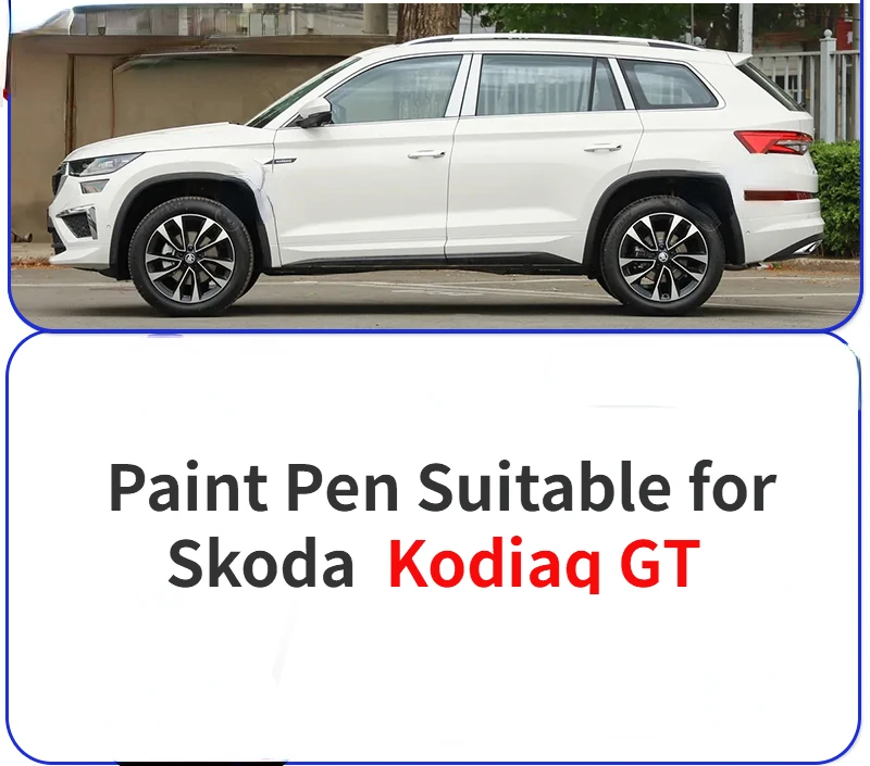 Paint Pen Suitable for Skoda  Kodiaq GT Paint Fixer Ice and Snow White Shuguang Golden Car Supplies Original Car Paint Scratch