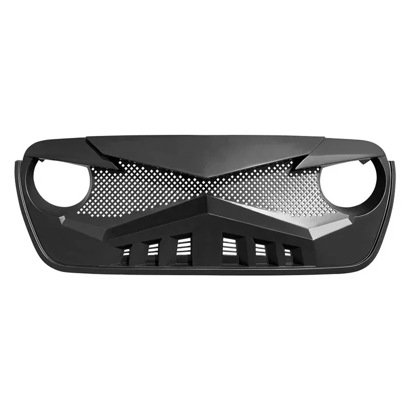 MODIFIED BUMPER MASK COVER FIT FOR WRANGLER JL& GLADIATOR 2018 2019 2020 2021 2022 FRONT RACING GRILLS