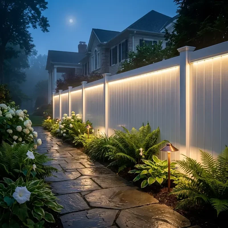 Wholesale 6 Feet Vinyl Fence Panels Outdoor Garden PVC Privacy Fence UV-Resistant Corrosion-Resistant Eco Friendly Easy