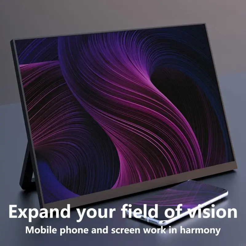 

H37B High Resolution 14inch Portable Monitor IPSs Display USB Type C Eye Care Screen for PC Switches