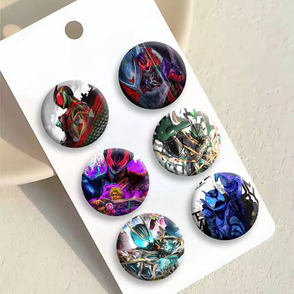 

K-Kamen R-Rider Z-Zeztz Badges Creative Tinplate Button PinsBrooch Badge Clothes Backpack