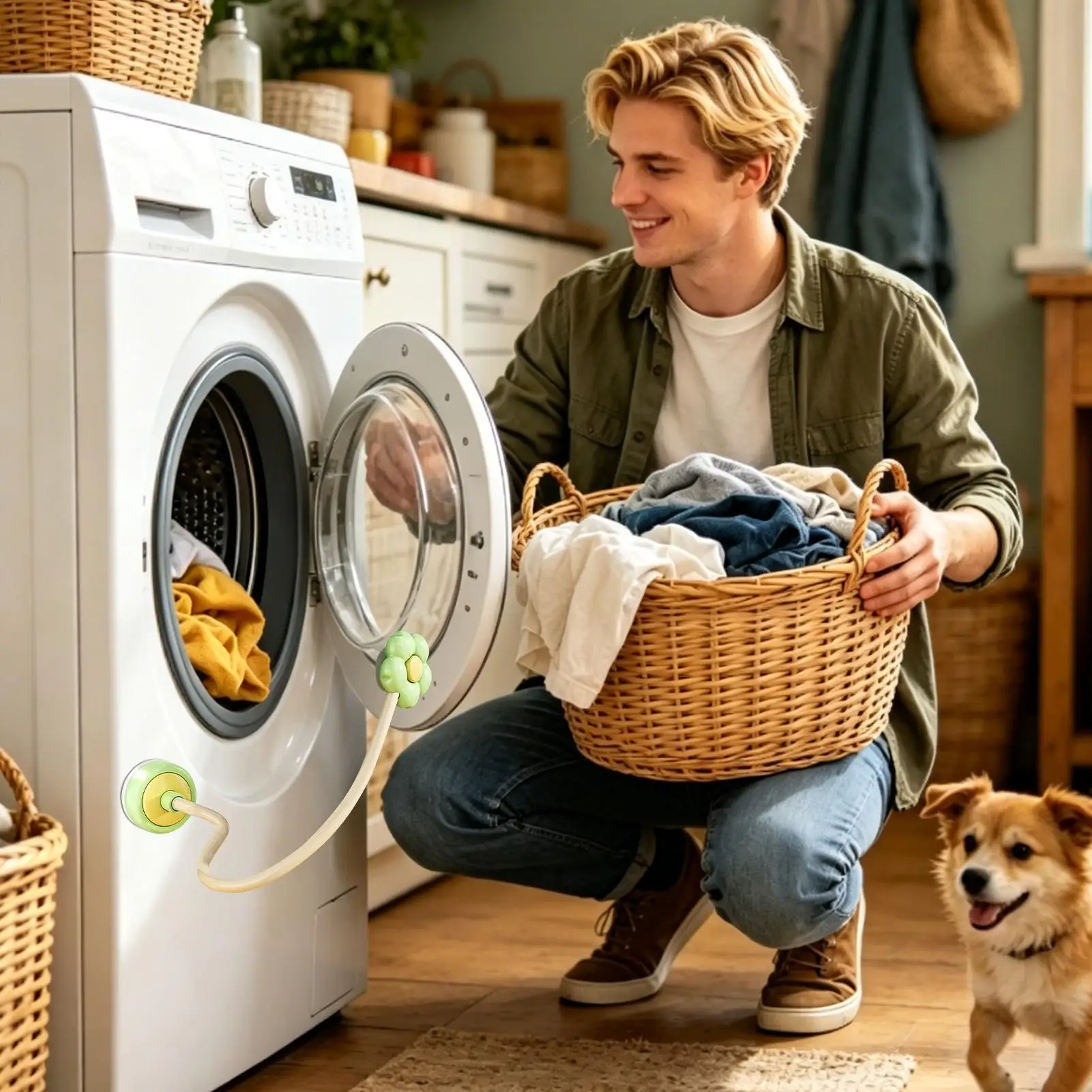 Washing Machine Door Prop Open Magnetic Boosts Air Circulation Front Load Washer Door Holder For Dorm Apartment Balcony Store