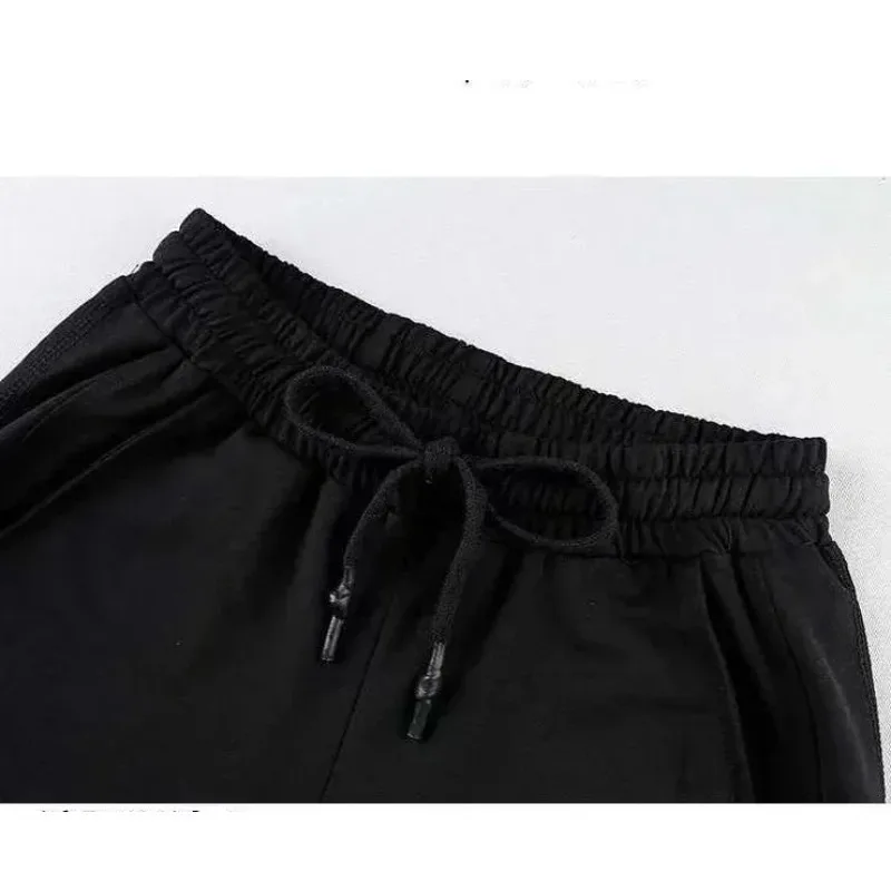 2025 شيطان القاتل الرجال Sweatpants الخريف الشتاء 100% القطن فضفاض السراويل الرياضية Nezuko تأثيري شخصية الملابس Y2k ملابس غير رسمية #3