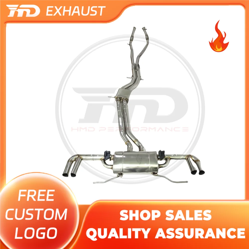 

HMD Exclusive Customization Catback For Audi Q8 3.0T Stainless Steel Resonant Tube With Electronic Valve Exhaust