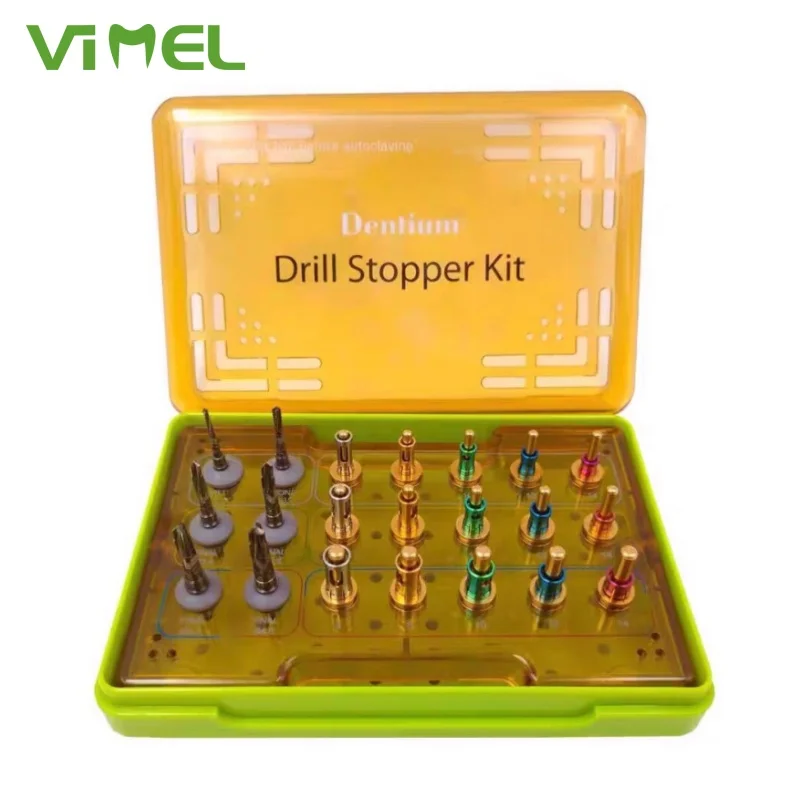 Dental Implant Drill Stopper Kit Surgery Instrument Kit Dentium Implant Integral Stopper Drills