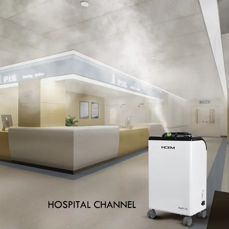 HCEM HC01A Electric Portable Disinfectant Fogger Machine Remote Control Automatic Operation Worldwide Use for Effective