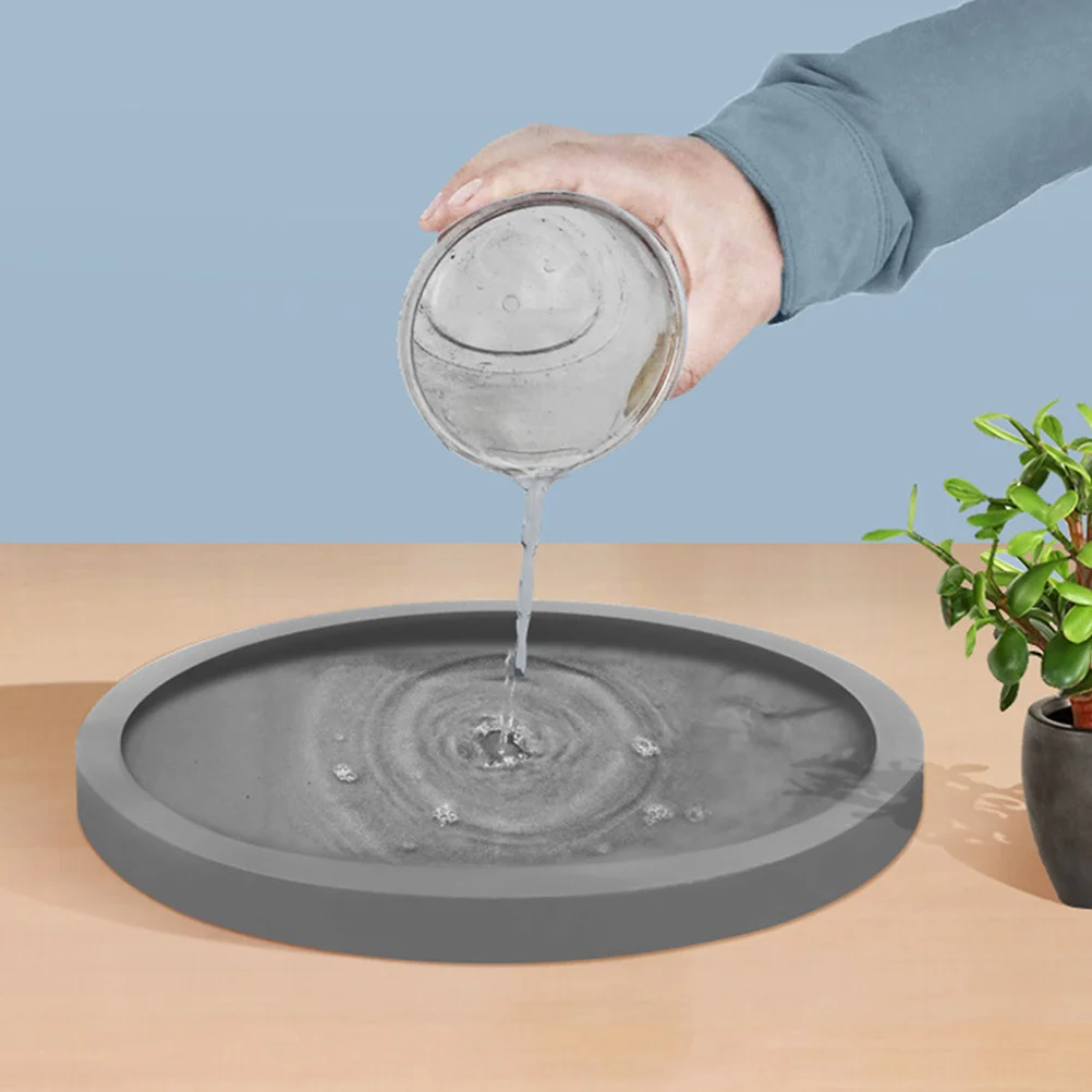 

North European Style Plant Saucer Round Drain Tray For Indoor Plants Water Catcher Plate Flower Pot Base Potted Trays