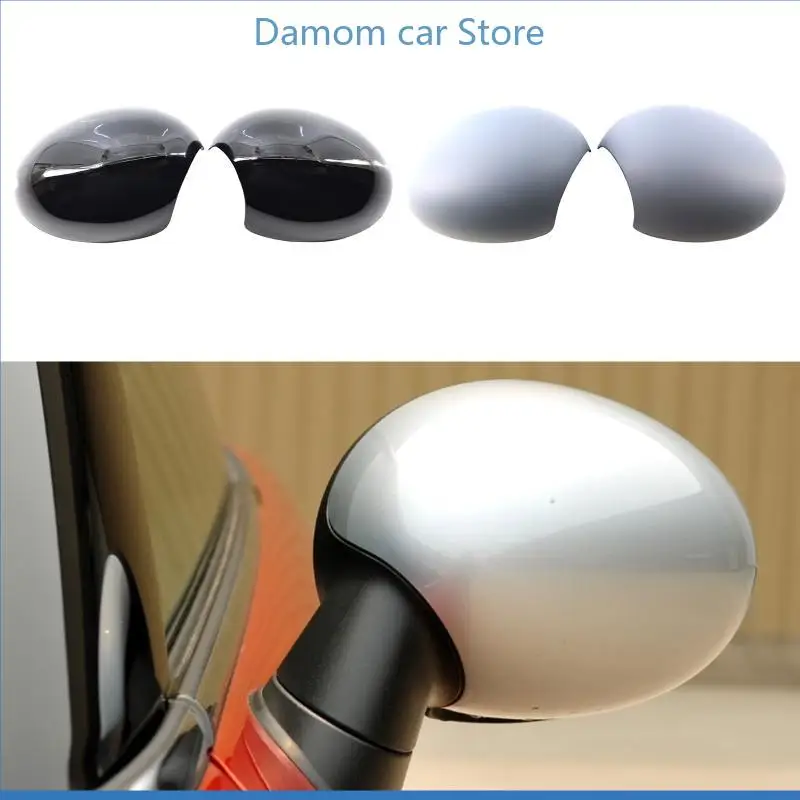 

A2UC для Mini R55 R56 R57 R58 R59 R60 R61 Черная крышка бокового зеркала, автомобильные аксессуары, крышка бокового зеркала заднего вида