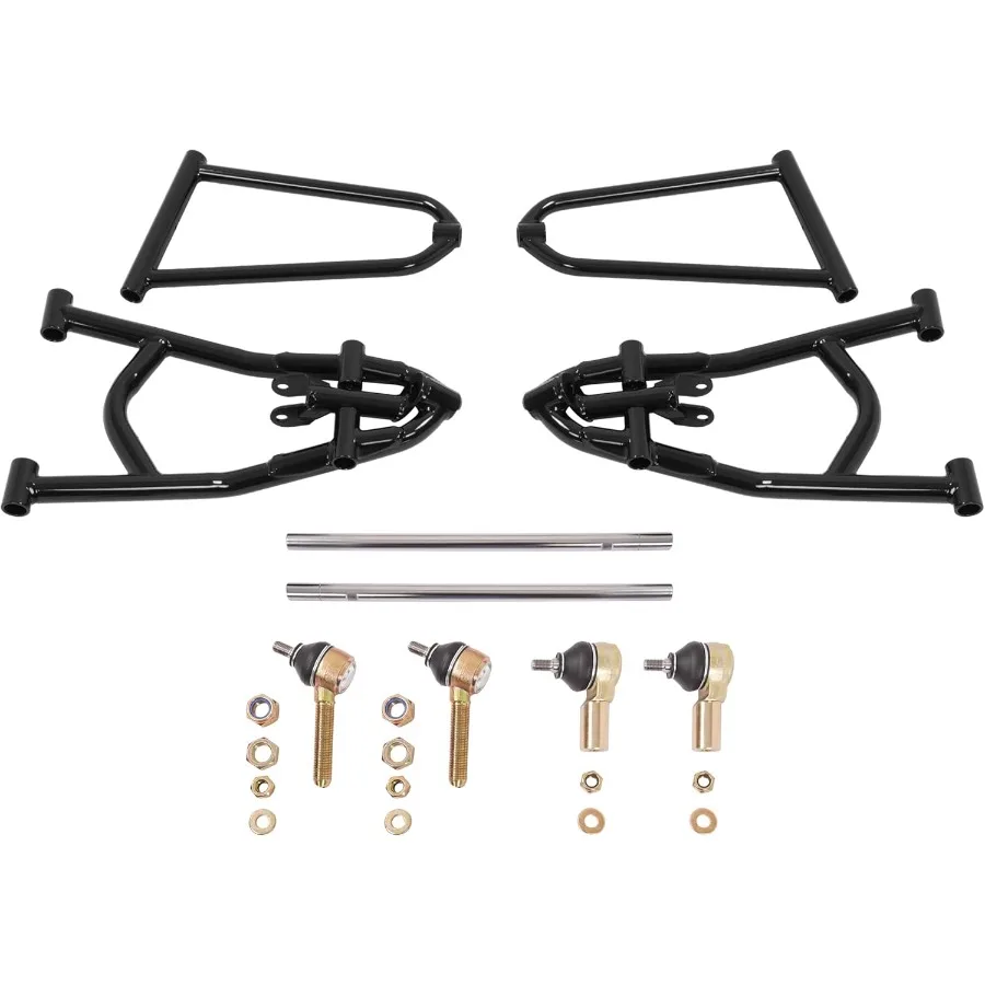 Front Upper Adjustable Extended AArm Kit +2+0 for Yamaha Raptor 700 Left and Right with Steel Construction Designed for Enhance