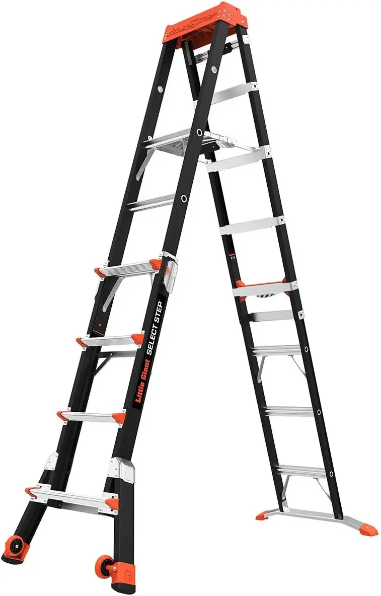 5-8 foot Fiberglass Ladders, Stepladder, Type 1AA, 375 lbs weight rating Furniture