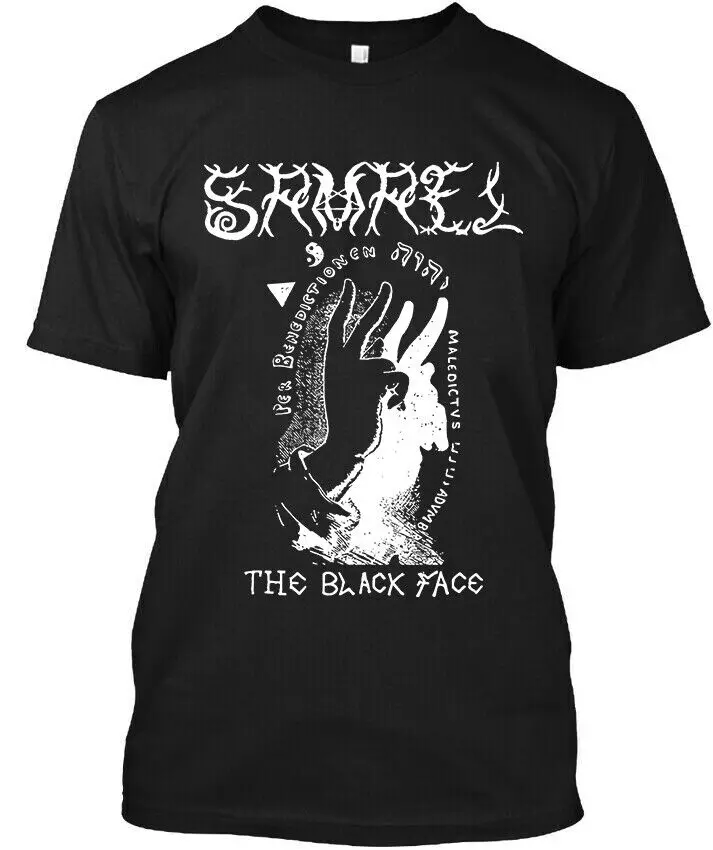 Samael The Black Face Swiss Industrial Music Graphic Retro T-Shirt S-4XL  High Quality 100%Cotton Short Sleeve