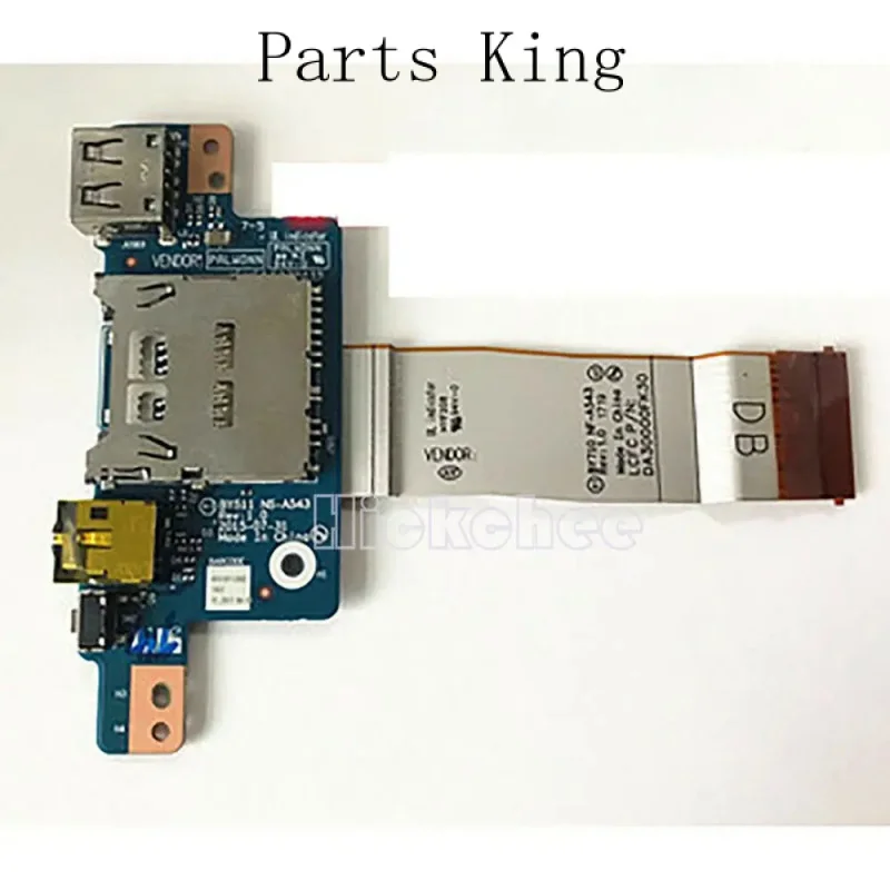 Новая плата для чтения аудио USB-карт с кабелем для Lenovo Y700-15ISK BY511 NS-A543