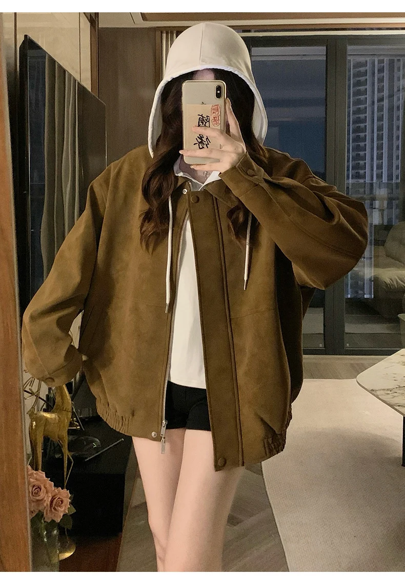 

Женские зимние бейсбольные куртки-бомберы темно-синего цвета, утепленные, со светоотражающими элементами, спортивные, винтажные, в университетском стиле, с капюшоном, повседневные, с заклепками, контрастные, для активного отдыха