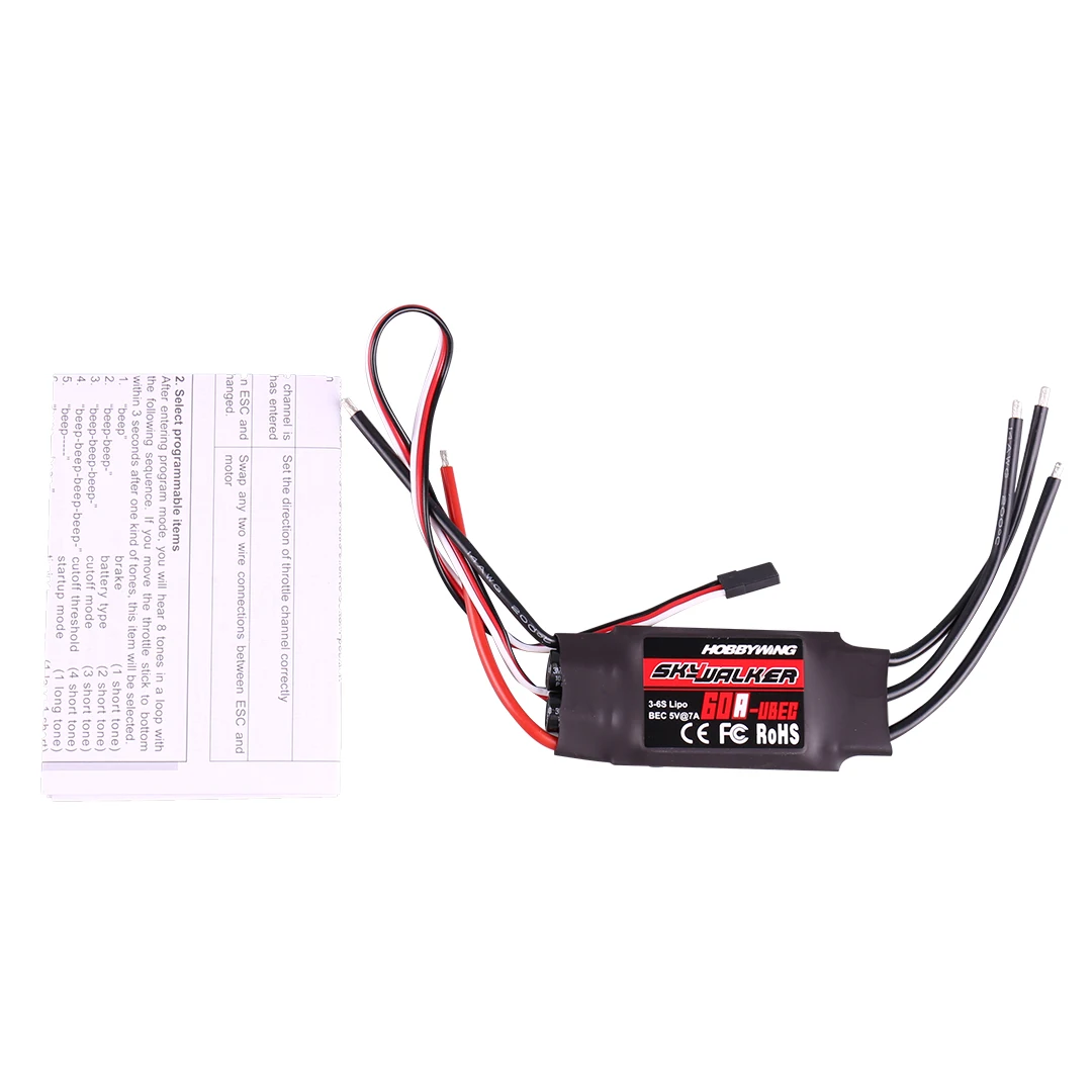 

Hobbywing Skywalker 12A 20A 30A 40A 50A 60A 80A ESC регулятор скорости с UBEC для RC FPV квадрокоптера самолетов вертолета