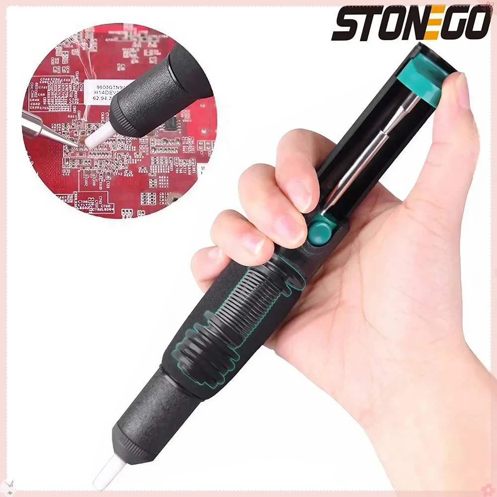 

STONEGO 1PC Desoldering Pump High Efficiency Solder Sucker Vacuum Pump Solder Remover for Welding